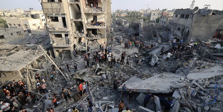 شهادت 30 نفر در بمباران یک منزل در غزه